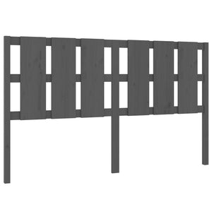Graues Kiefer Massivholz Kopfteil 165,5cm