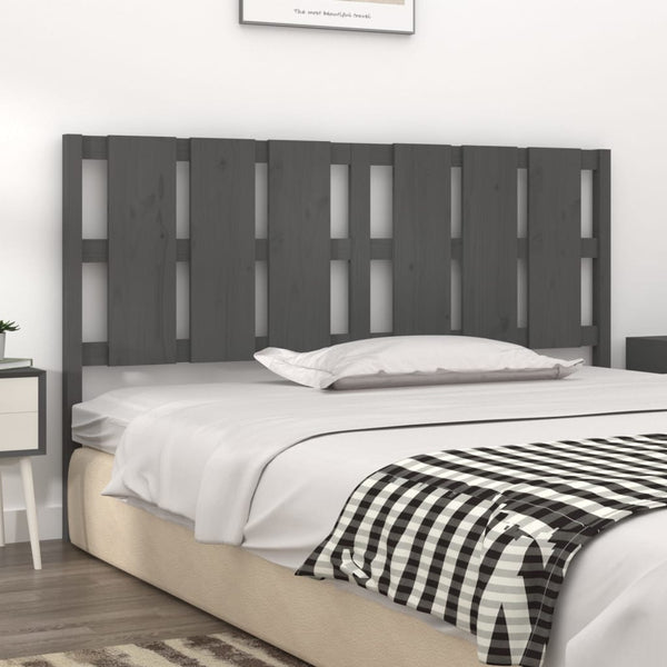 Graues Kiefer Massivholz Kopfteil 165,5cm