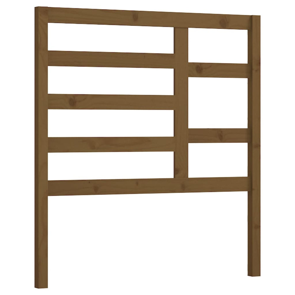 vidaXL Tête de lit Bois de pin massif Marron miel 96x4x104 cm