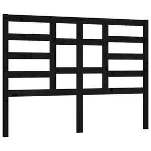 Schwarzes Kopfteil 156cm Kiefer Massivholz