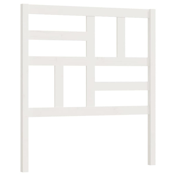 vidaXL Tête de lit Blanc 81x4x104 cm Bois de pin massif