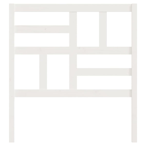 vidaXL Tête de lit Blanc 81x4x104 cm Bois de pin massif