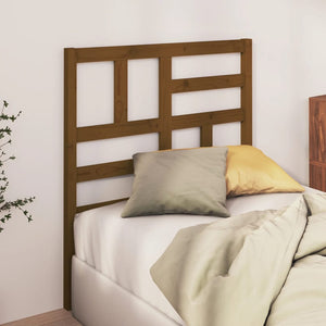 Honigbraunes Kiefer Massivholz Kopfteil 96cm