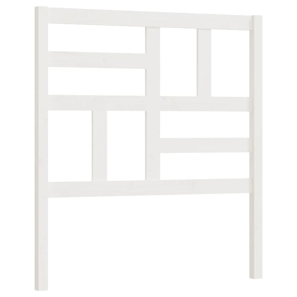 Weißes Kiefer Massivholz Kopfteil 106 cm