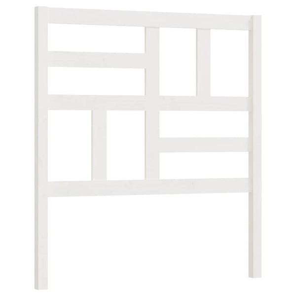 Weißes Kiefer Massivholz Kopfteil 106 cm