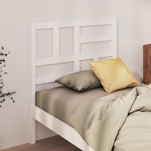 Weißes Kiefer Massivholz Kopfteil 106 cm