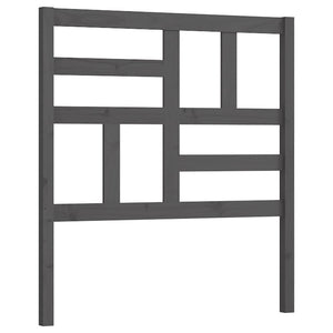 Graues Kiefer Massivholz Kopfteil 106 cm