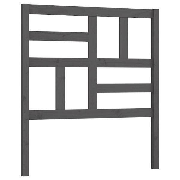 Graues Kiefer Massivholz Kopfteil 106 cm