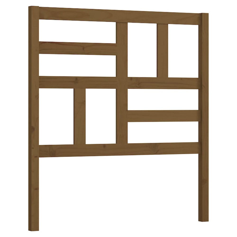 vidaXL Tête de lit Marron Miel 106x4x104 cm Bois de pin massif