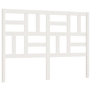 Weißes Kiefer Massivholz Kopfteil 126cm