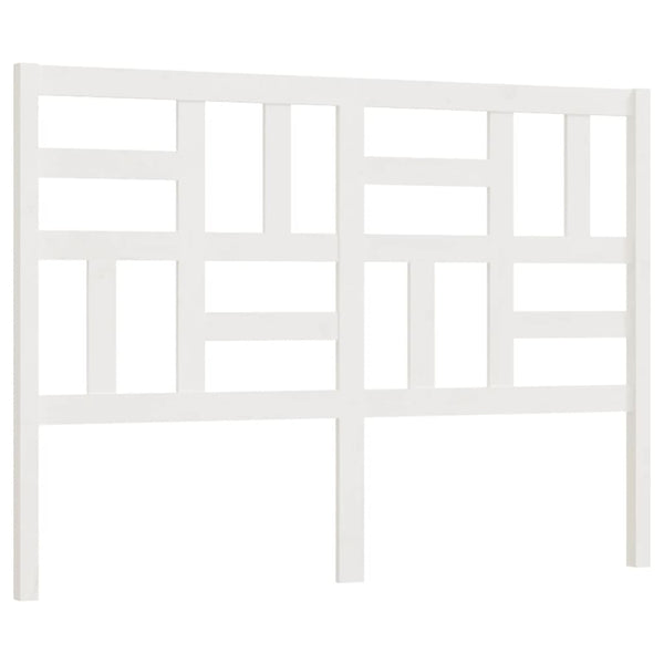 vidaXL Tête de lit Blanc 141x4x104 cm Bois de pin massif