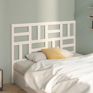 vidaXL Tête de lit Blanc 141x4x104 cm Bois de pin massif