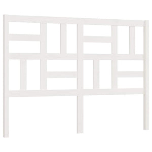 Weißes Bett Kopfteil 146cm Kiefer Massivholz