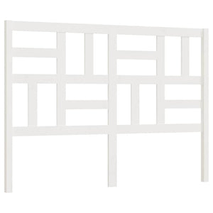 Weißes Bettkopfteil 166 cm Kiefer Massivholz