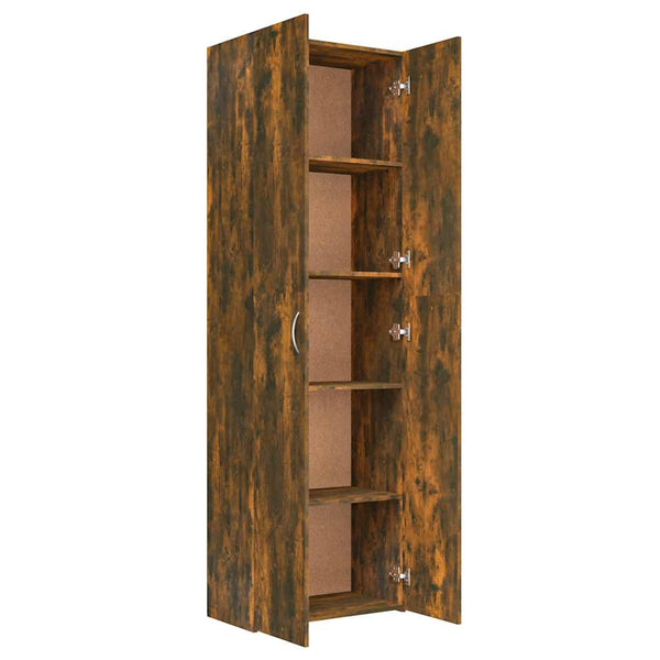 Büroschrank Räuchereiche 190cm hoch
