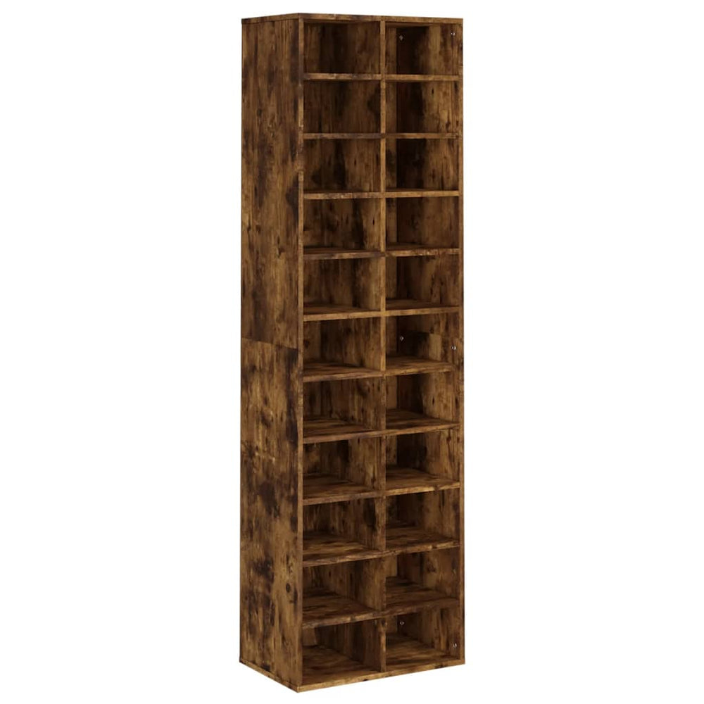 Schuhregal Räuchereiche Holzwerkstoff