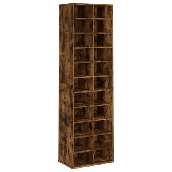 Schuhregal Räuchereiche Holzwerkstoff