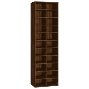 Schuhregal Braun Eiche 54x34x183 cm