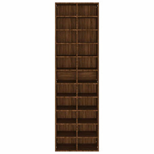 Schuhregal Braun Eiche 54x34x183 cm
