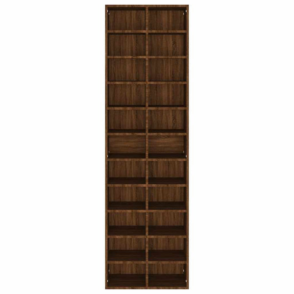 Schuhregal Braun Eiche 54x34x183 cm