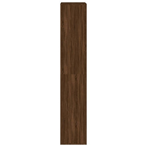 Schuhregal Braun Eiche 54x34x183 cm
