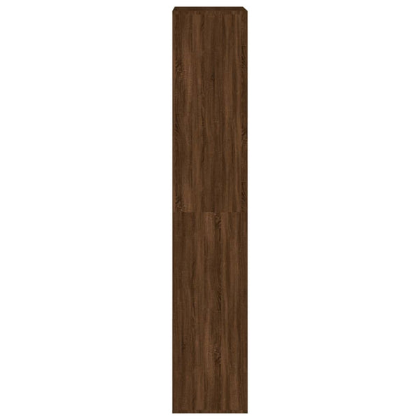 Schuhregal Braun Eiche 54x34x183 cm