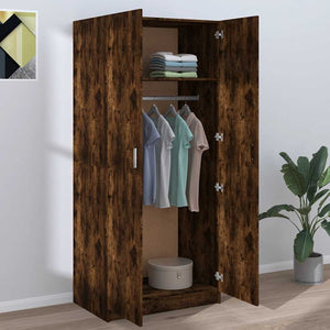 Kleiderschrank Räuchereiche 80x52x180 cm