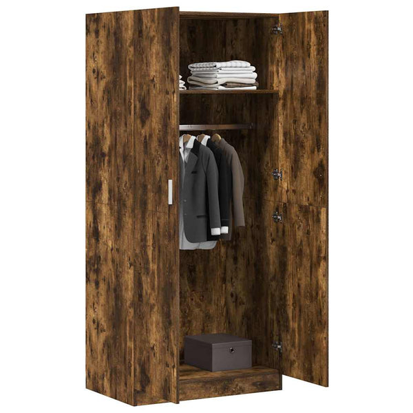 Kleiderschrank Räuchereiche 80x52x180 cm