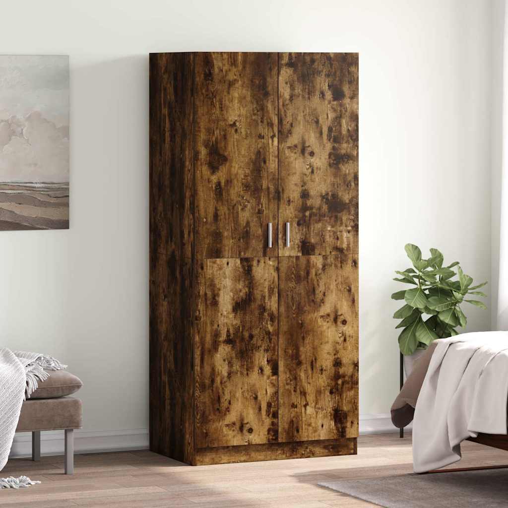 Kleiderschrank Räuchereiche 80x52x180 cm