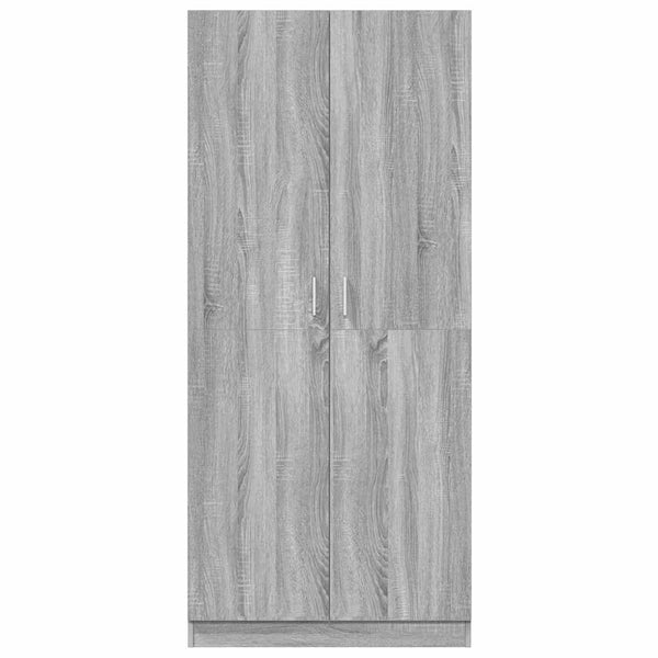 Kleiderschrank Grau Sonoma 80x52x180 cm