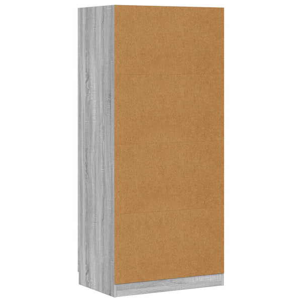 Kleiderschrank Grau Sonoma 80x52x180 cm