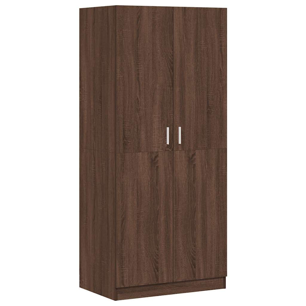 Kleiderschrank Braun Eichenoptik 80x52x180 cm