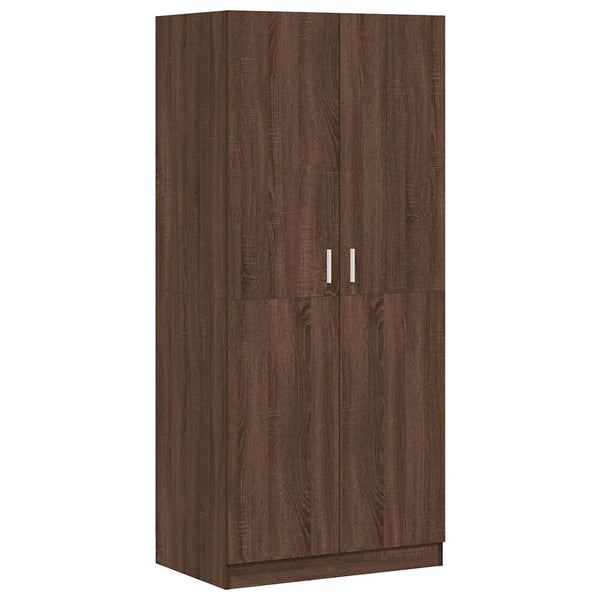Kleiderschrank Braun Eichenoptik 80x52x180 cm
