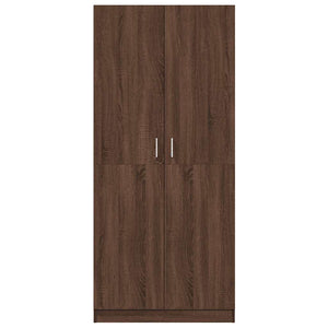Kleiderschrank Braun Eichenoptik 80x52x180 cm