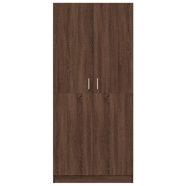 Kleiderschrank Braun Eichenoptik 80x52x180 cm