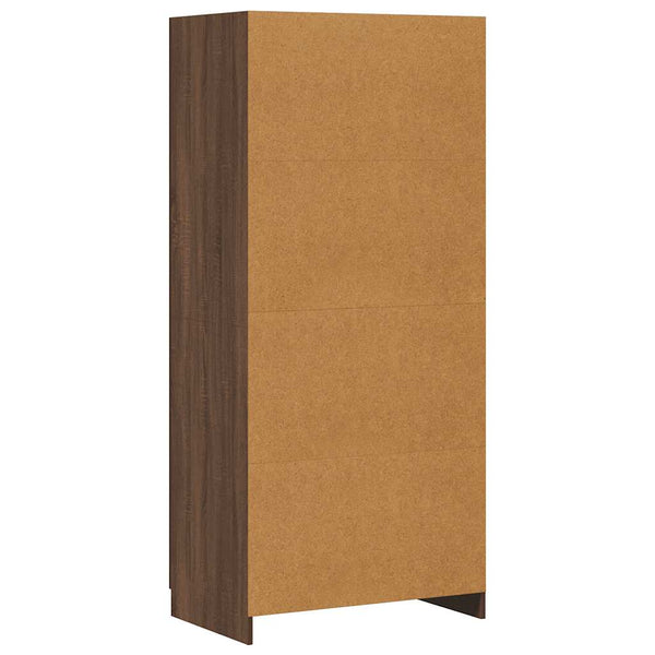 Kleiderschrank Braun Eichenoptik 80x52x180 cm