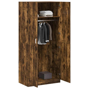 Kleiderschrank Räuchereiche 90x52x200 cm