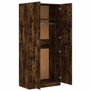 Kleiderschrank Räuchereiche 90x52x200 cm