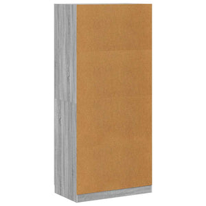 Kleiderschrank Grau Sonoma 90x200 cm