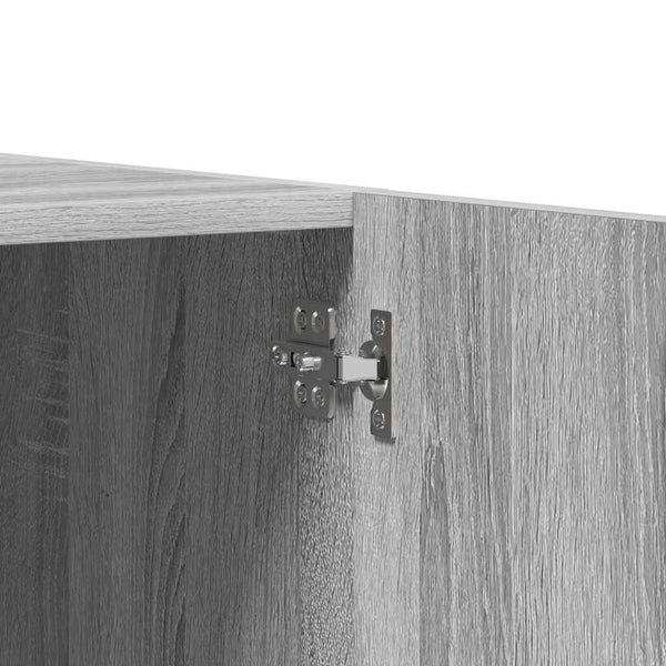 Kleiderschrank Grau Sonoma 90x200 cm