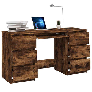 Schreibtisch Räuchereiche 140 cm