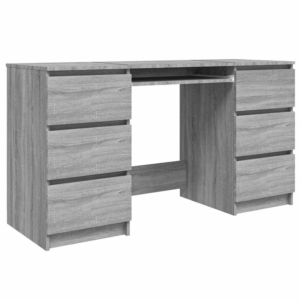 Schreibtisch Grau Sonoma 140 cm