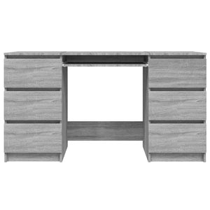 Schreibtisch Grau Sonoma 140 cm