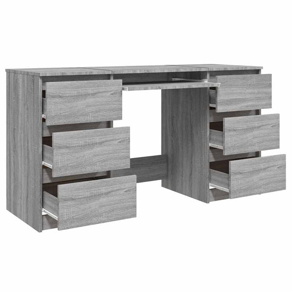 Schreibtisch Grau Sonoma 140 cm