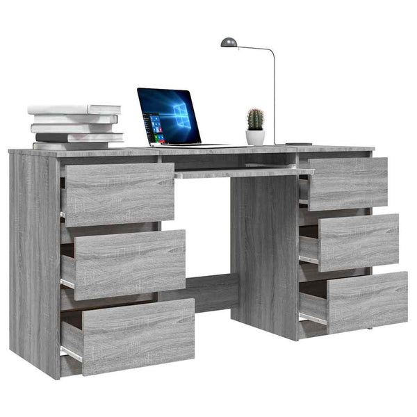 Schreibtisch Grau Sonoma 140 cm