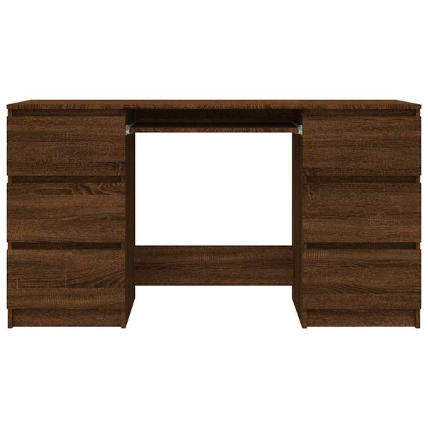 Schreibtisch Braun Eichen-Optik 140 cm