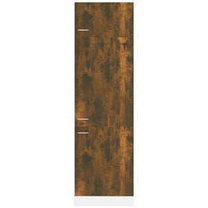 Kühlumbauschrank Lyon Räuchereiche 60x207 cm