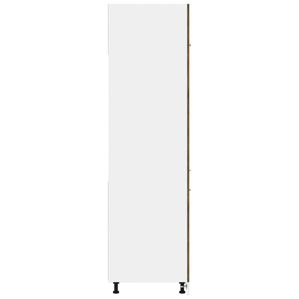 Kühlumbauschrank Lyon Räuchereiche 60x207 cm