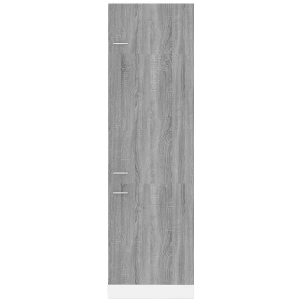Kühlumbauschrank Lyon Grau Sonoma 60x207 cm