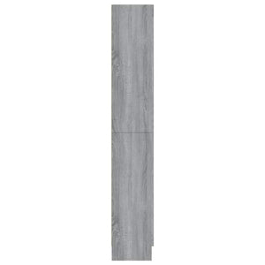 Vitrinenschrank Grau Sonoma 185 cm Hoch